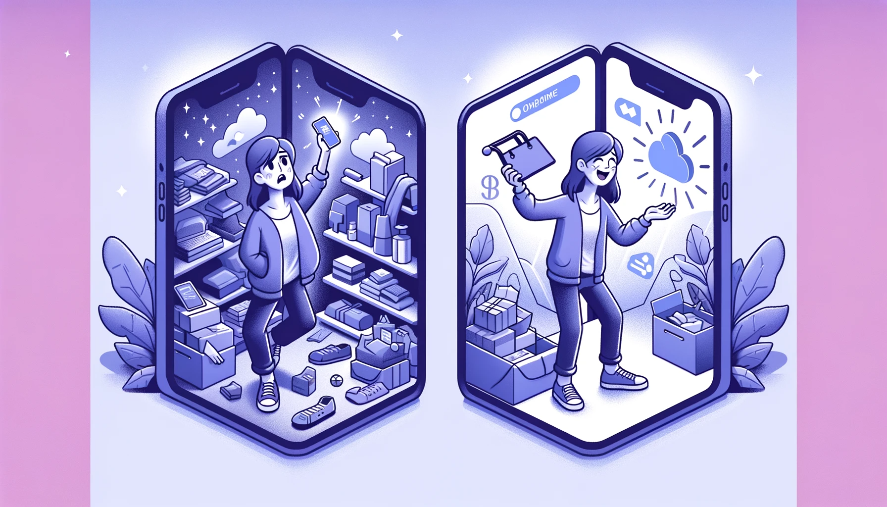 online store illustration